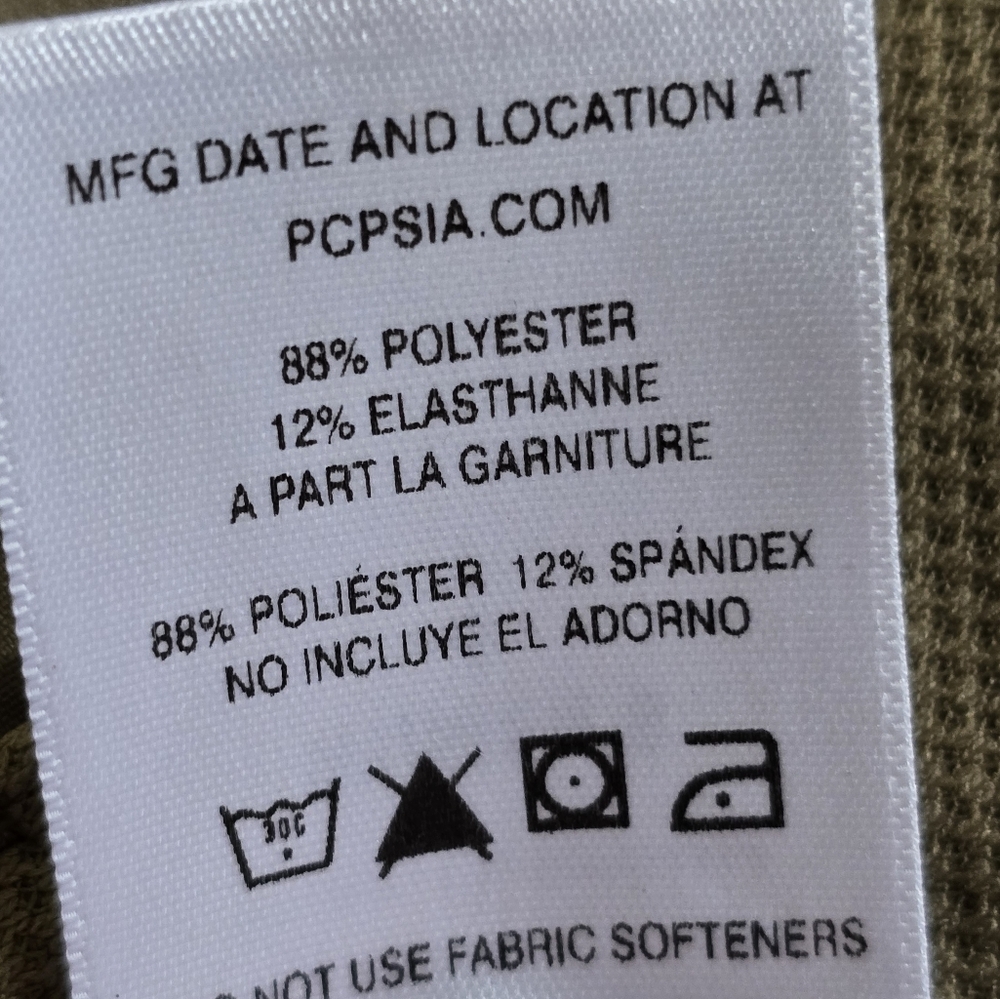 Patagonia Low Rise Khaki Cropped Capris Pants, Size 4 - Picture 5 of 6